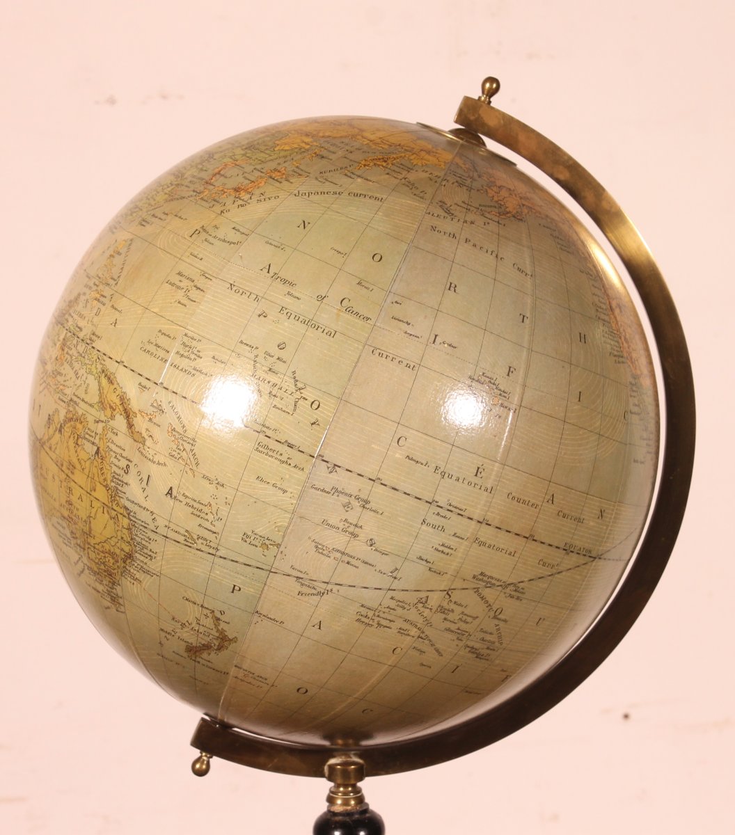 globe terrestre par Merzbach & Falk Bruxelles pour Greaves and Thomas London-photo-1