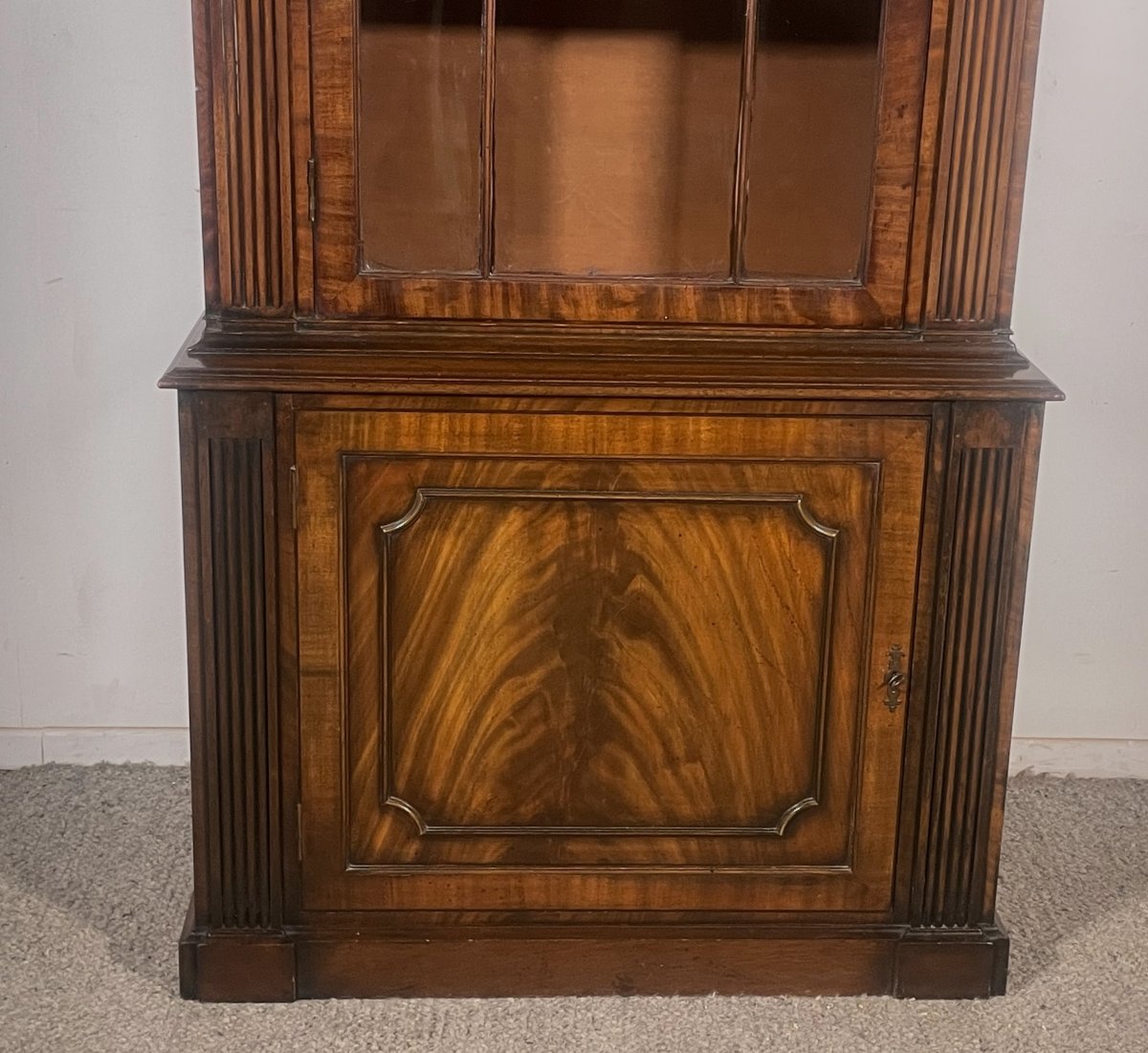 Early 19th Century Mahogany Bookcase-photo-2