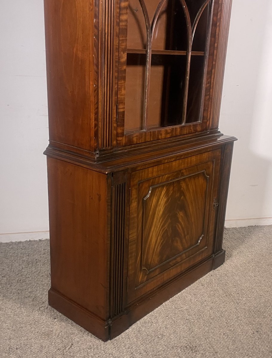 Early 19th Century Mahogany Bookcase-photo-4