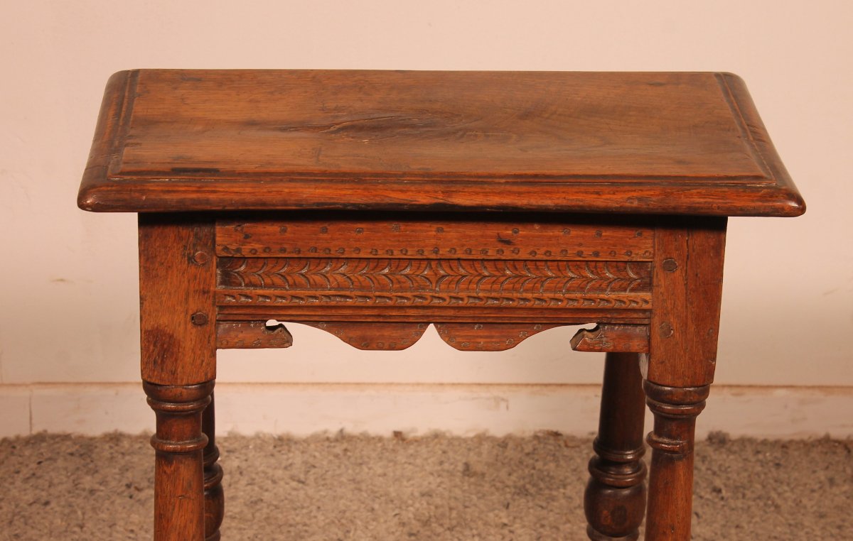 Early 17th Century Oak Jointstool-photo-3