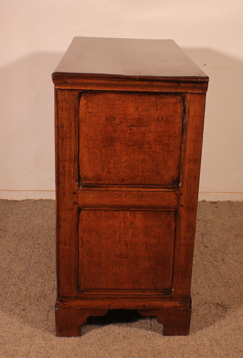 17th Century Oak Chest Of Drawers - England-photo-3
