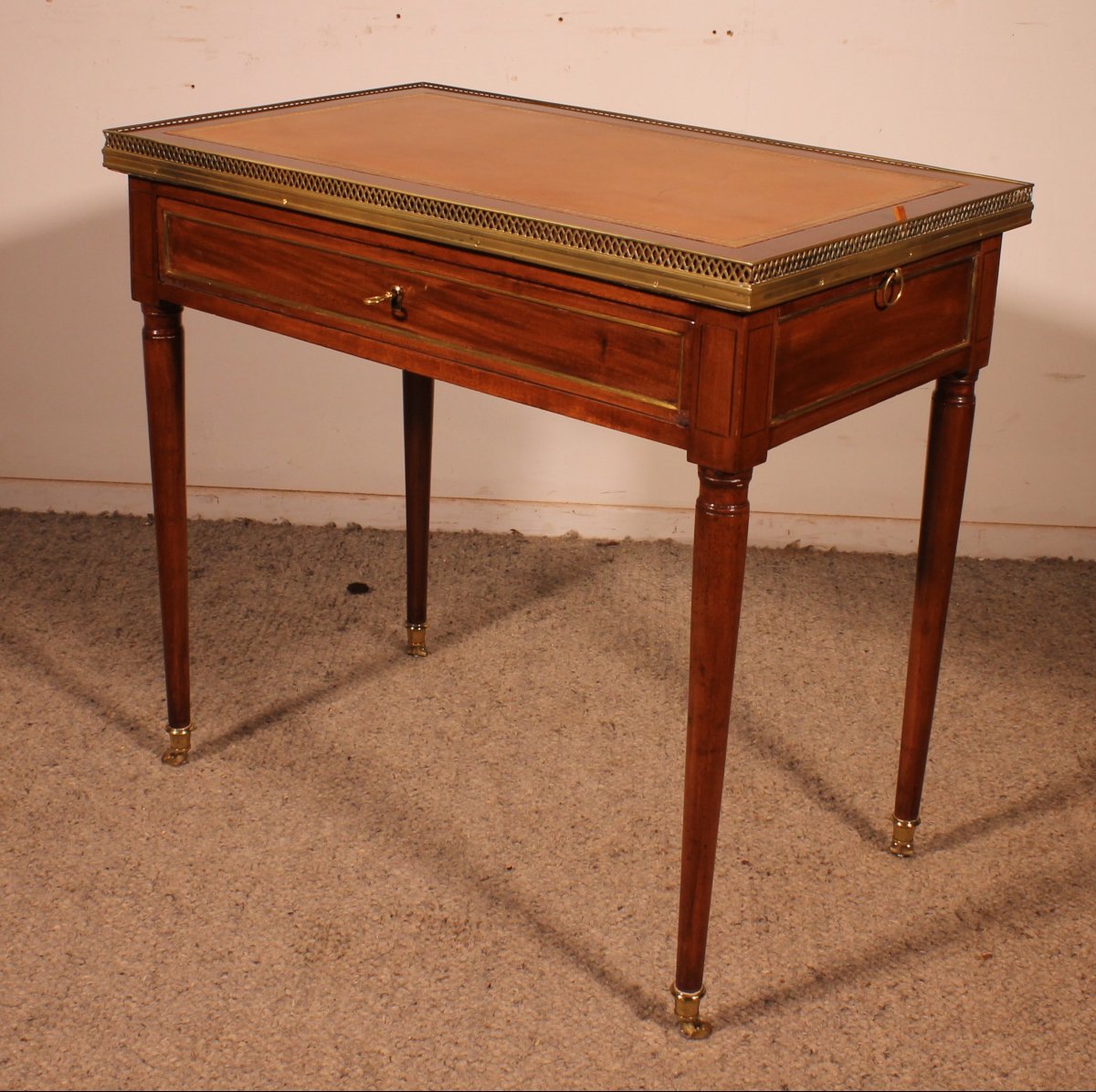 Cabaret Table In Cuban Mahogany, Louis XVI Period -photo-4