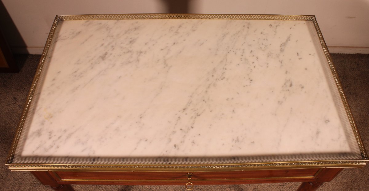 Cabaret Table In Cuban Mahogany, Louis XVI Period -photo-4