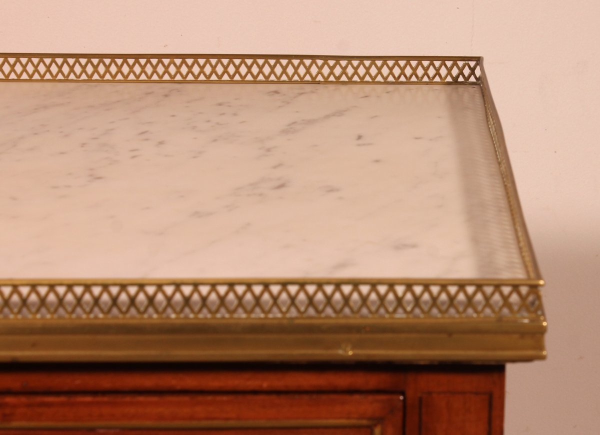 Cabaret Table In Cuban Mahogany, Louis XVI Period -photo-5