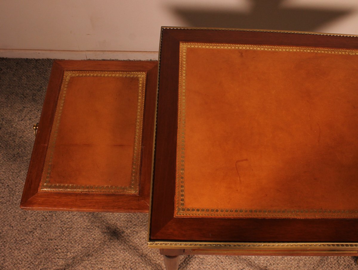 Cabaret Table In Cuban Mahogany, Louis XVI Period -photo-8