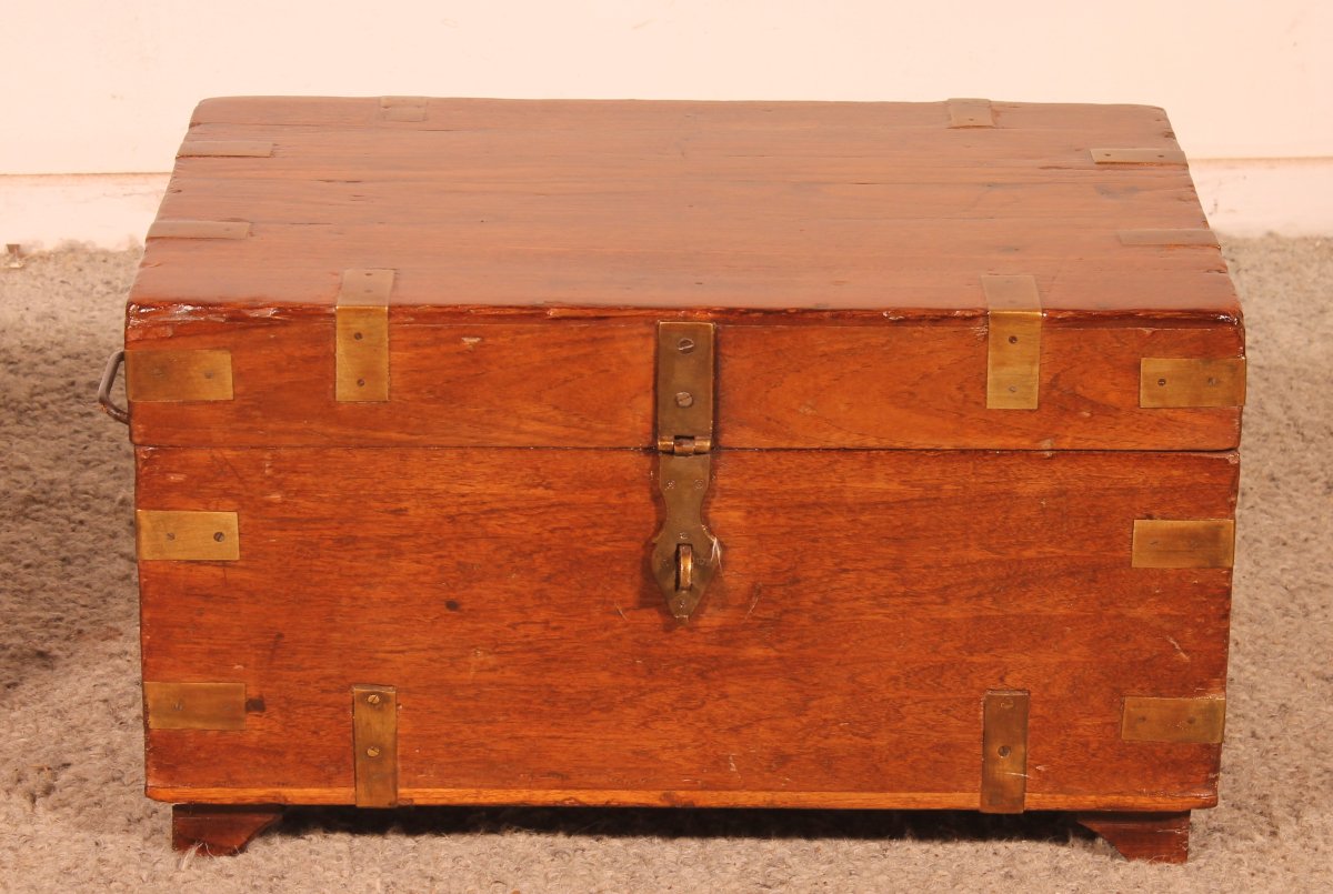 casi paire de coffre de marine du 19° siècle-photo-3