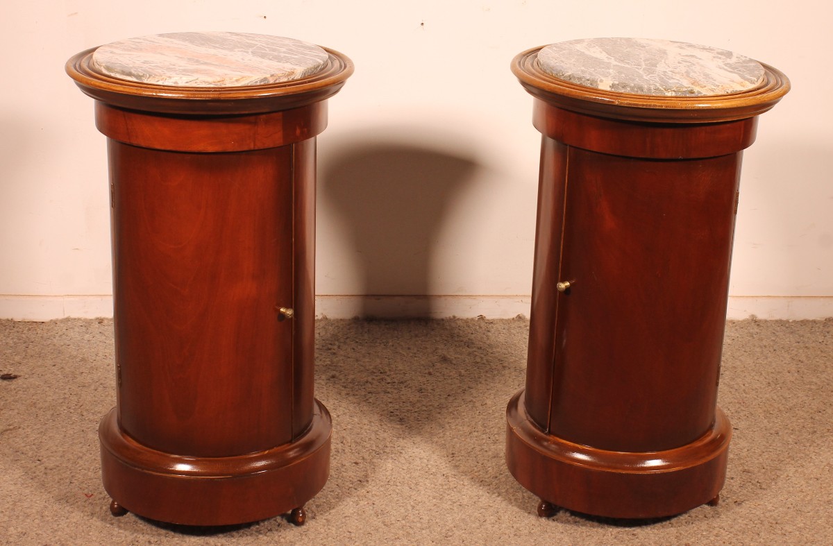 paire de somnos en acajou