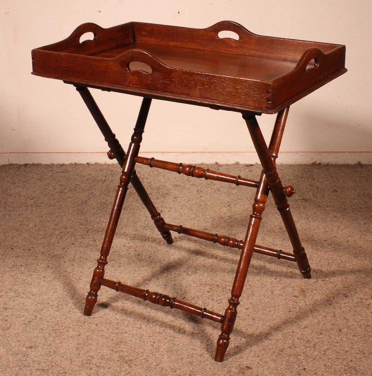 Servante Dit Butler Tray Du 19° Siècle