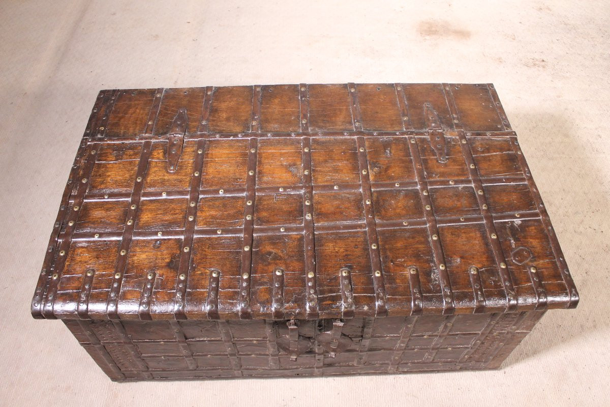 Coffre Du Rajasthan/ Table Basse -19° Siècle-Inde-photo-5