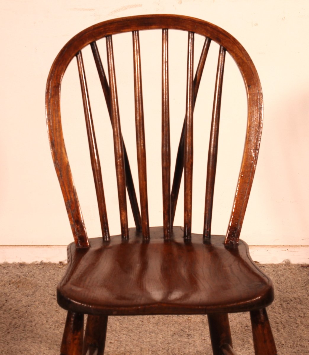 Set Of 6 Windsor Chairs From The 19th Century-photo-1
