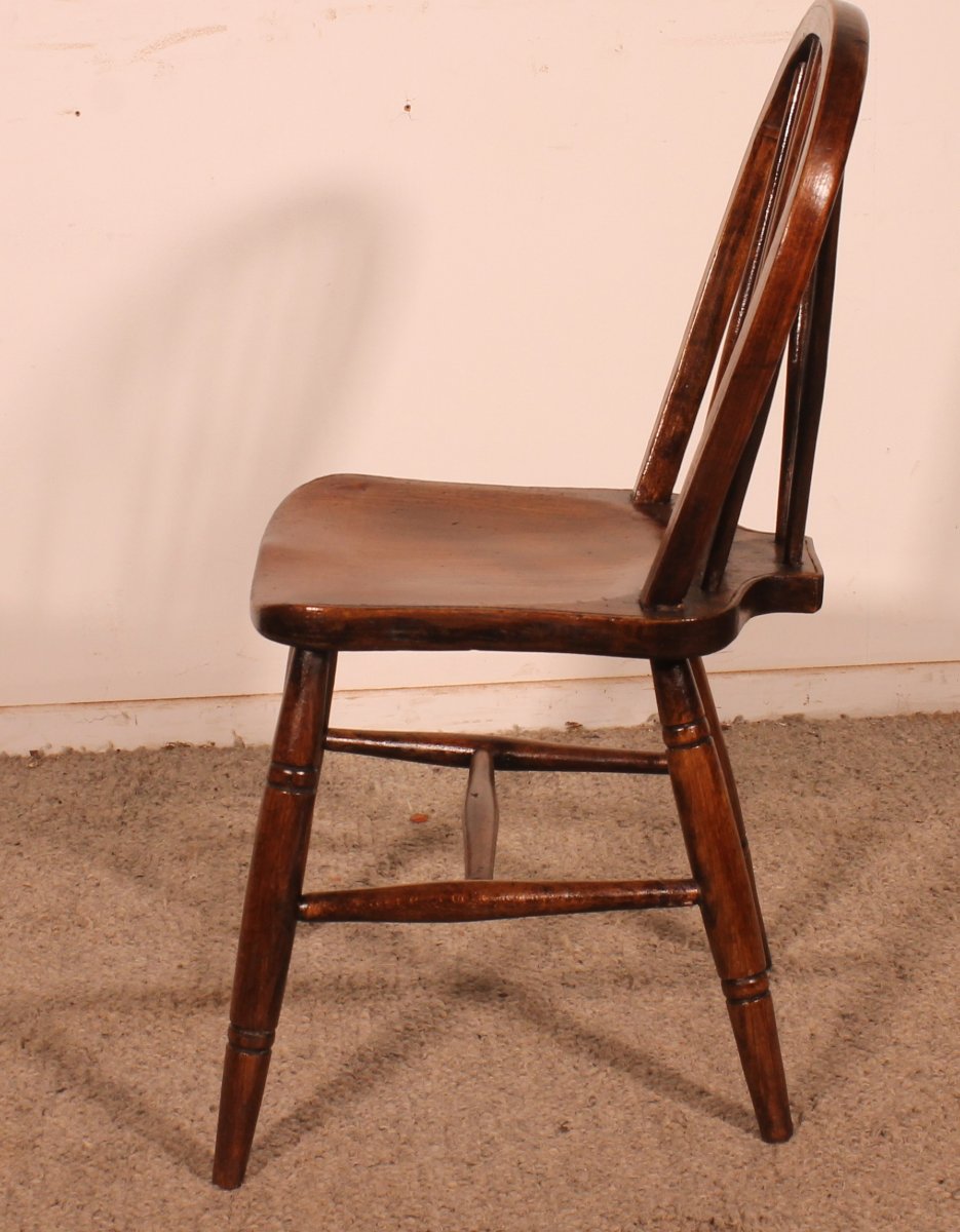Set Of 6 Windsor Chairs From The 19th Century-photo-5