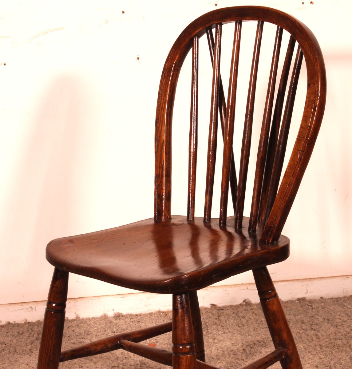 Set Of 6 Windsor Chairs From The 19th Century-photo-7