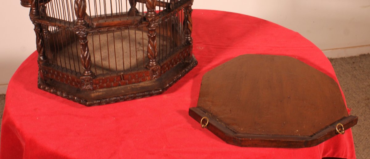 Cage à oiseaux  XVIIIeme pays -Bas-photo-1