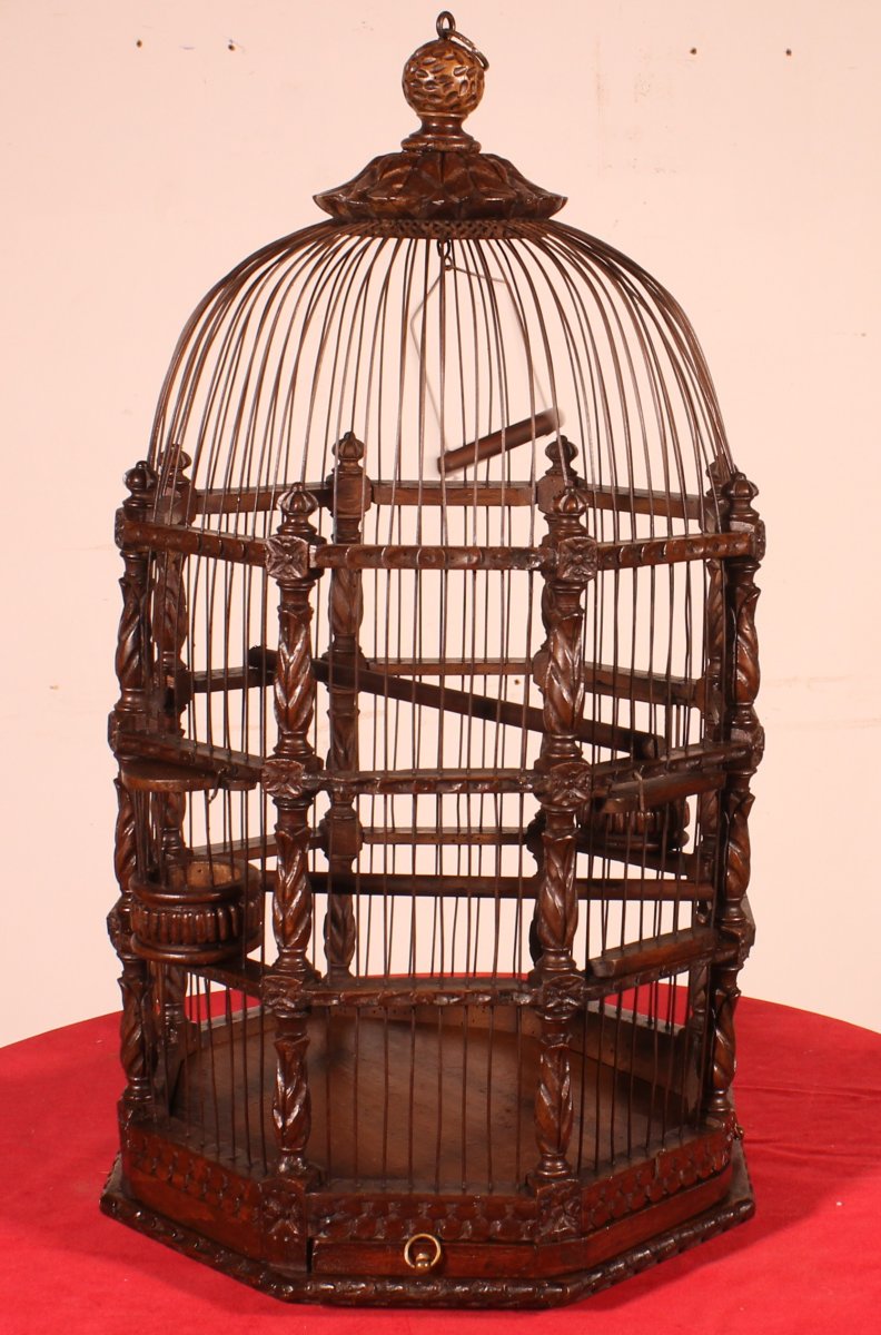 Cage à oiseaux  XVIIIeme pays -Bas-photo-2
