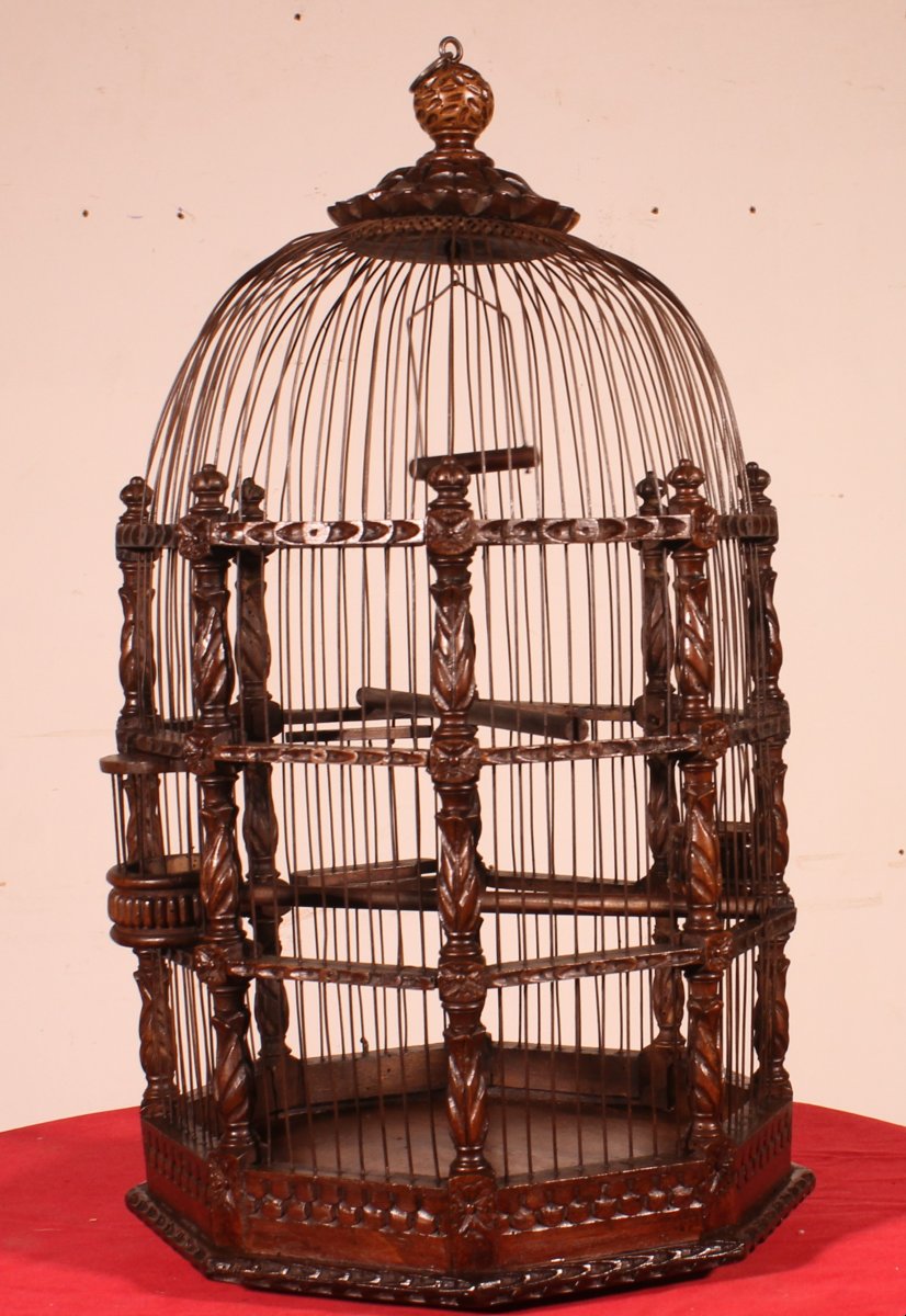 Cage à oiseaux  XVIIIeme pays -Bas-photo-6