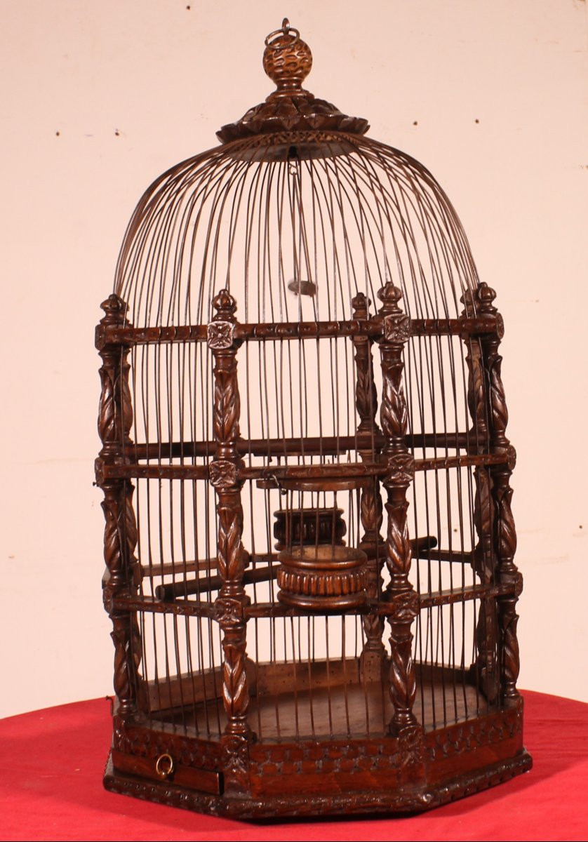 Cage à oiseaux  XVIIIeme pays -Bas-photo-7