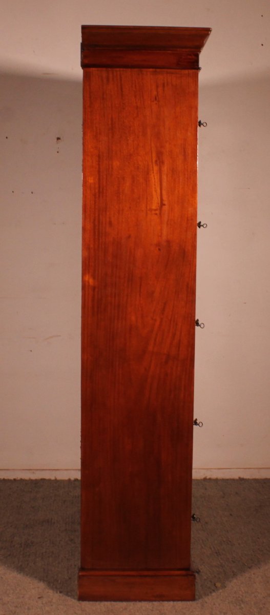  Notary's Filing Cabinet In Mahogany - 19 Century-photo-4