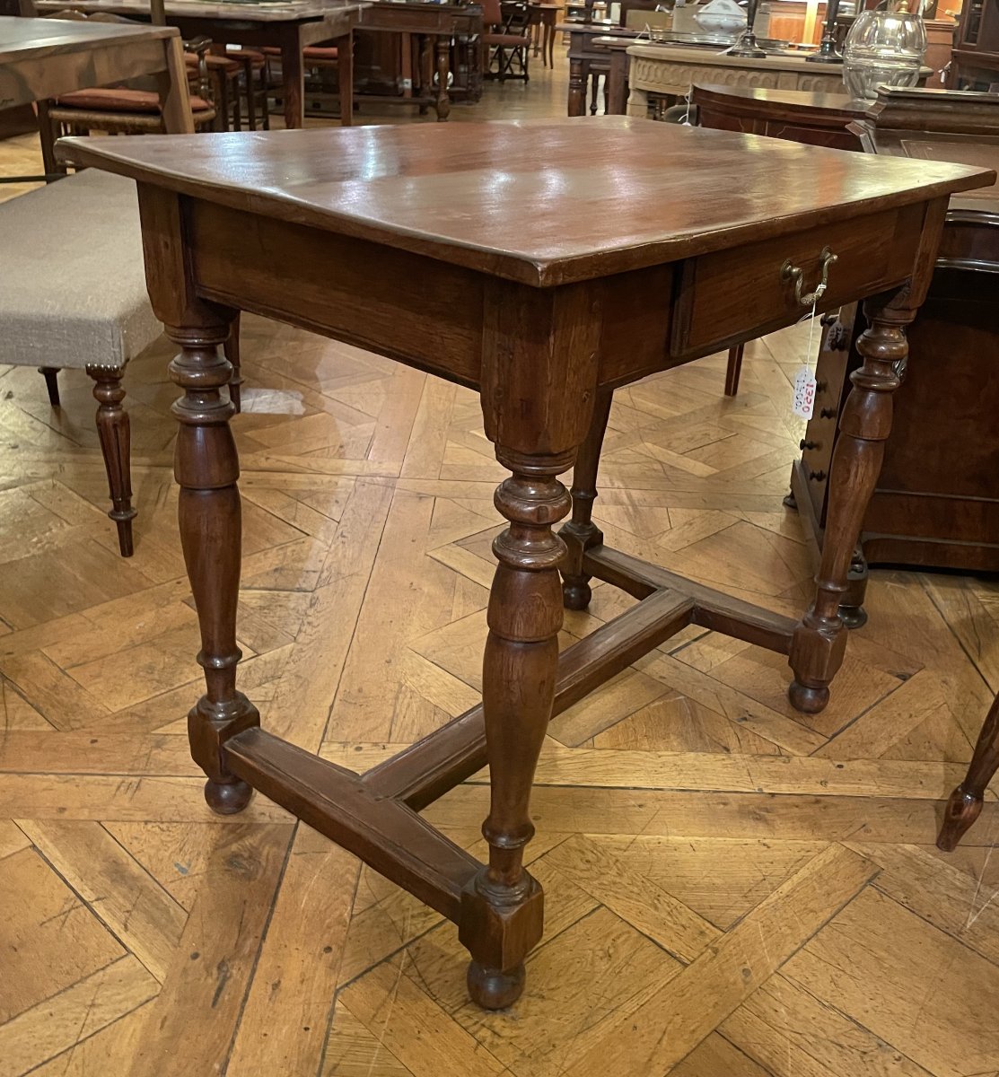 19th Century Chestnut Desk-photo-6