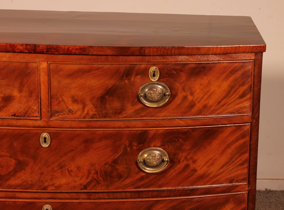 Chest Of Drawers In Mahogany, Early 19th Century-photo-3