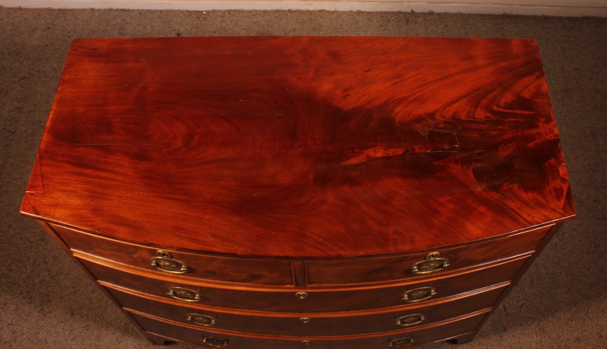 Chest Of Drawers In Mahogany, Early 19th Century-photo-6