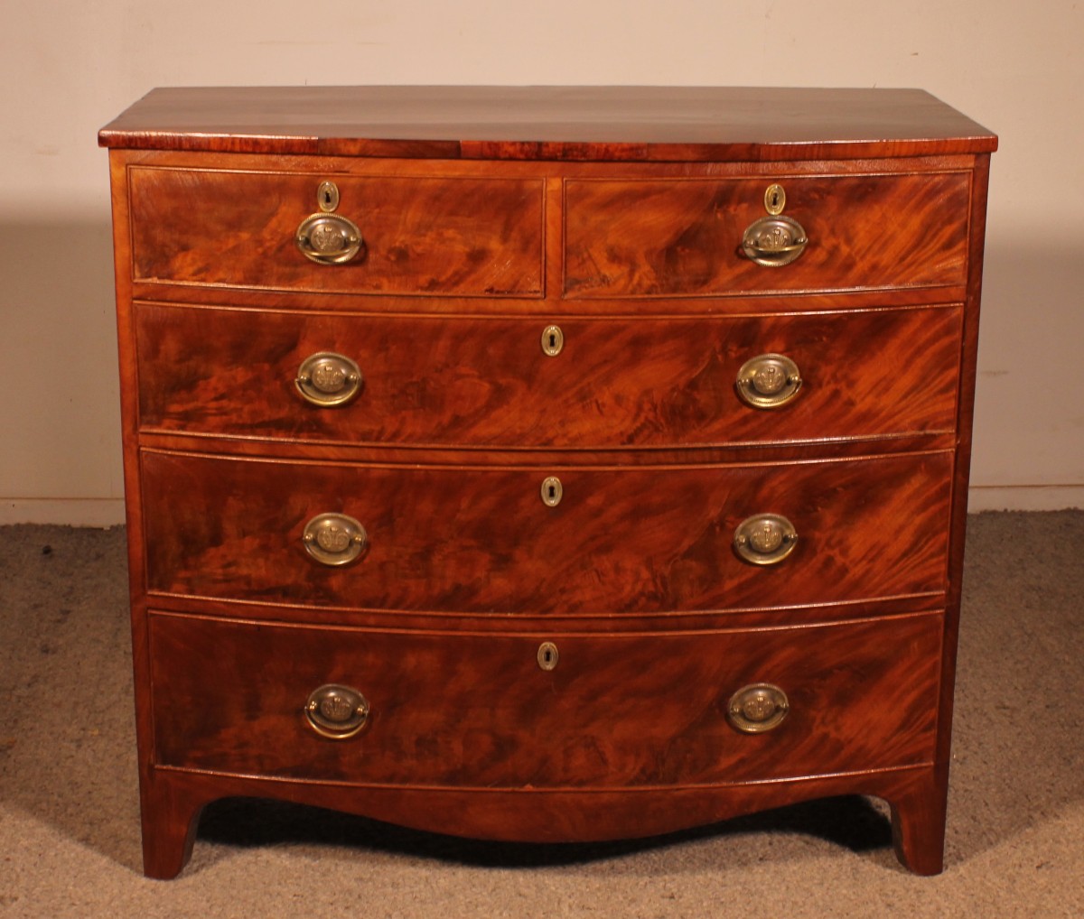 Chest Of Drawers In Mahogany, Early 19th Century