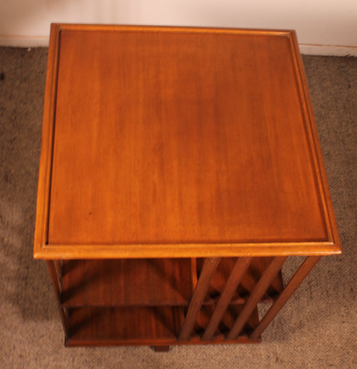 Bibliothèque Tournante en acajou blond-photo-7