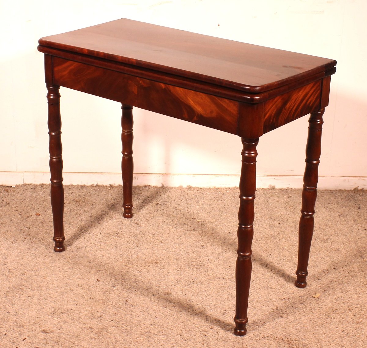 Games Table, 19th Century, Mahogany-photo-8