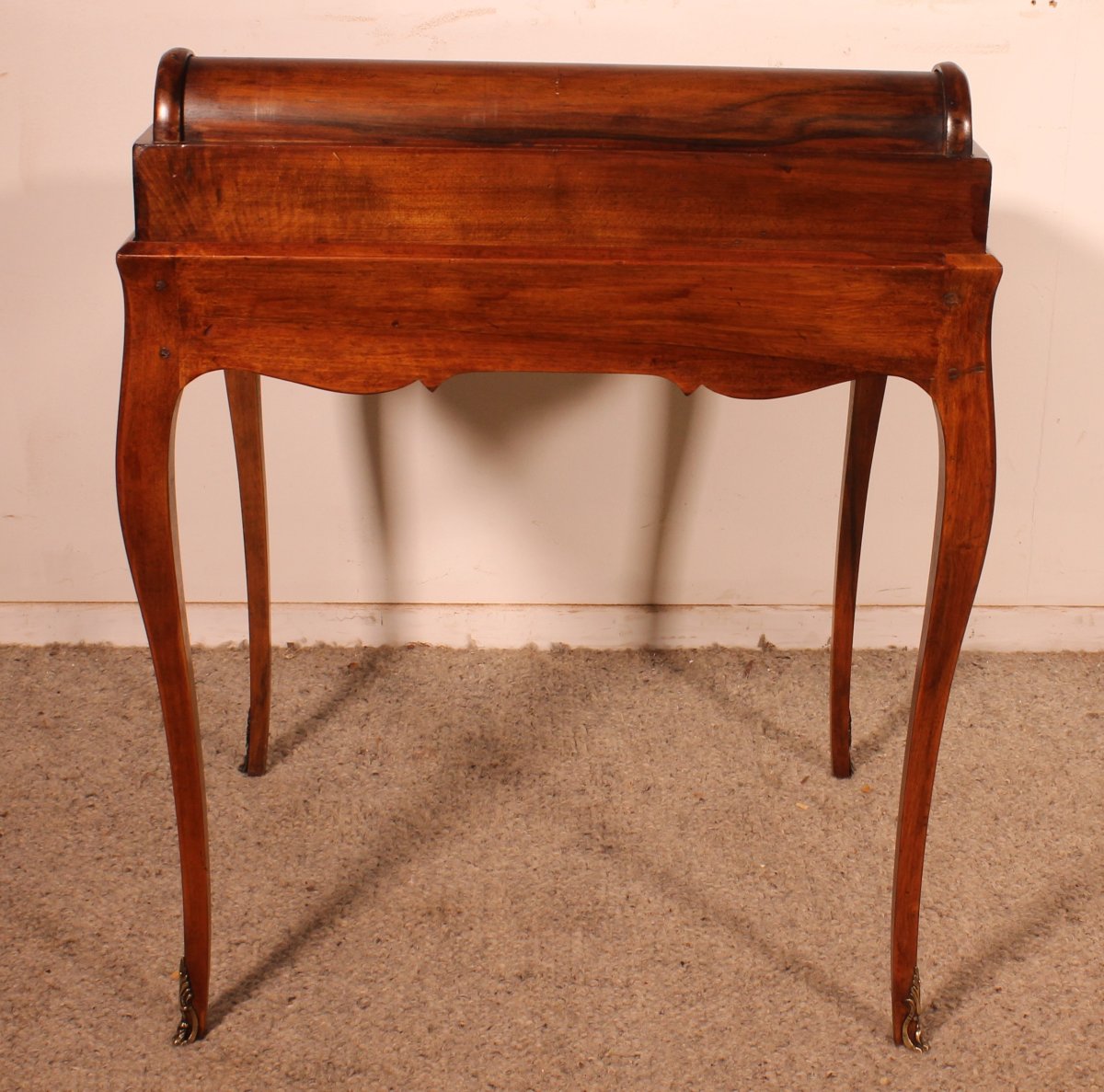 Napoleon III Period Walnut Desk/games Table-photo-2