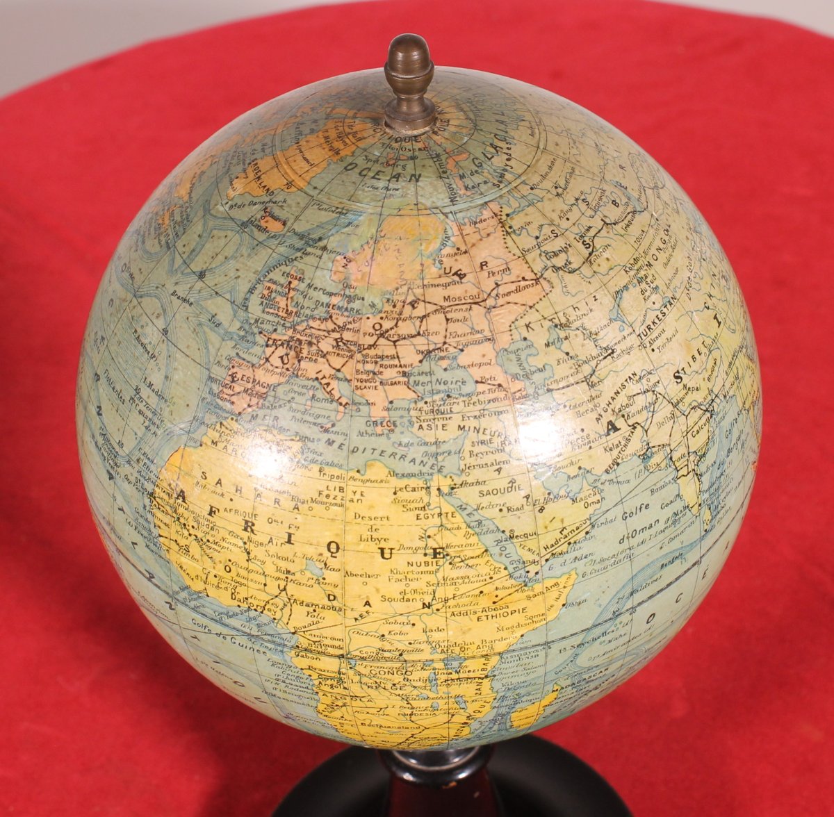 Terrestrial Globe By J. Forest, Paris - 19th Century-photo-6