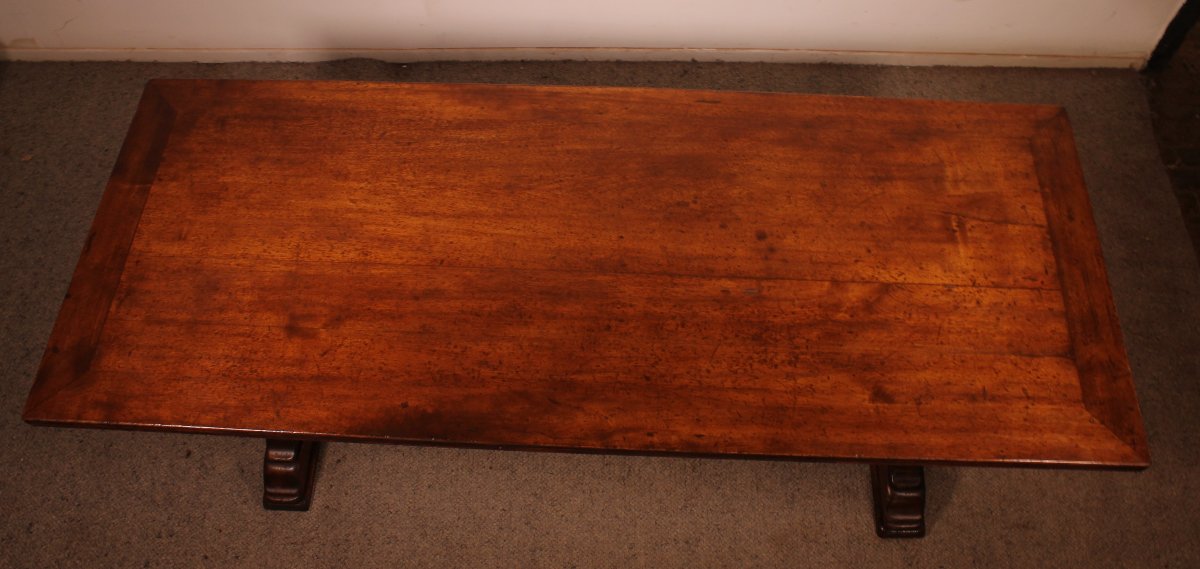 table de monastère en noyer -photo-2