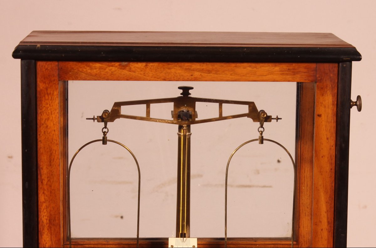 Balance Trébuchet de pharmacie, Fin XIXe-photo-3