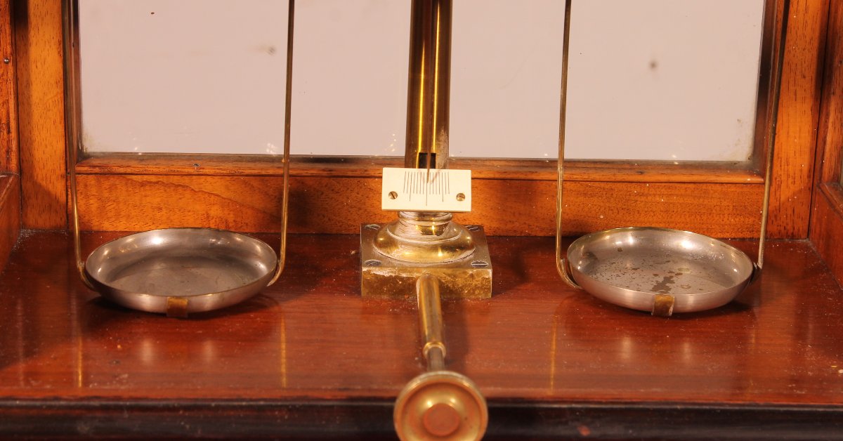 Balance Trébuchet de pharmacie, Fin XIXe-photo-4