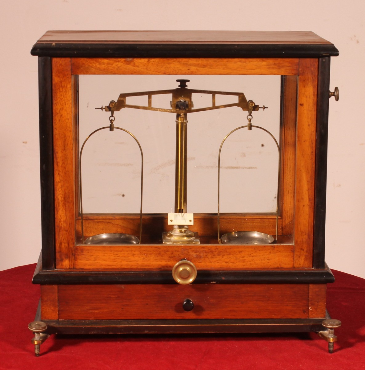 Balance Trébuchet de pharmacie, Fin XIXe