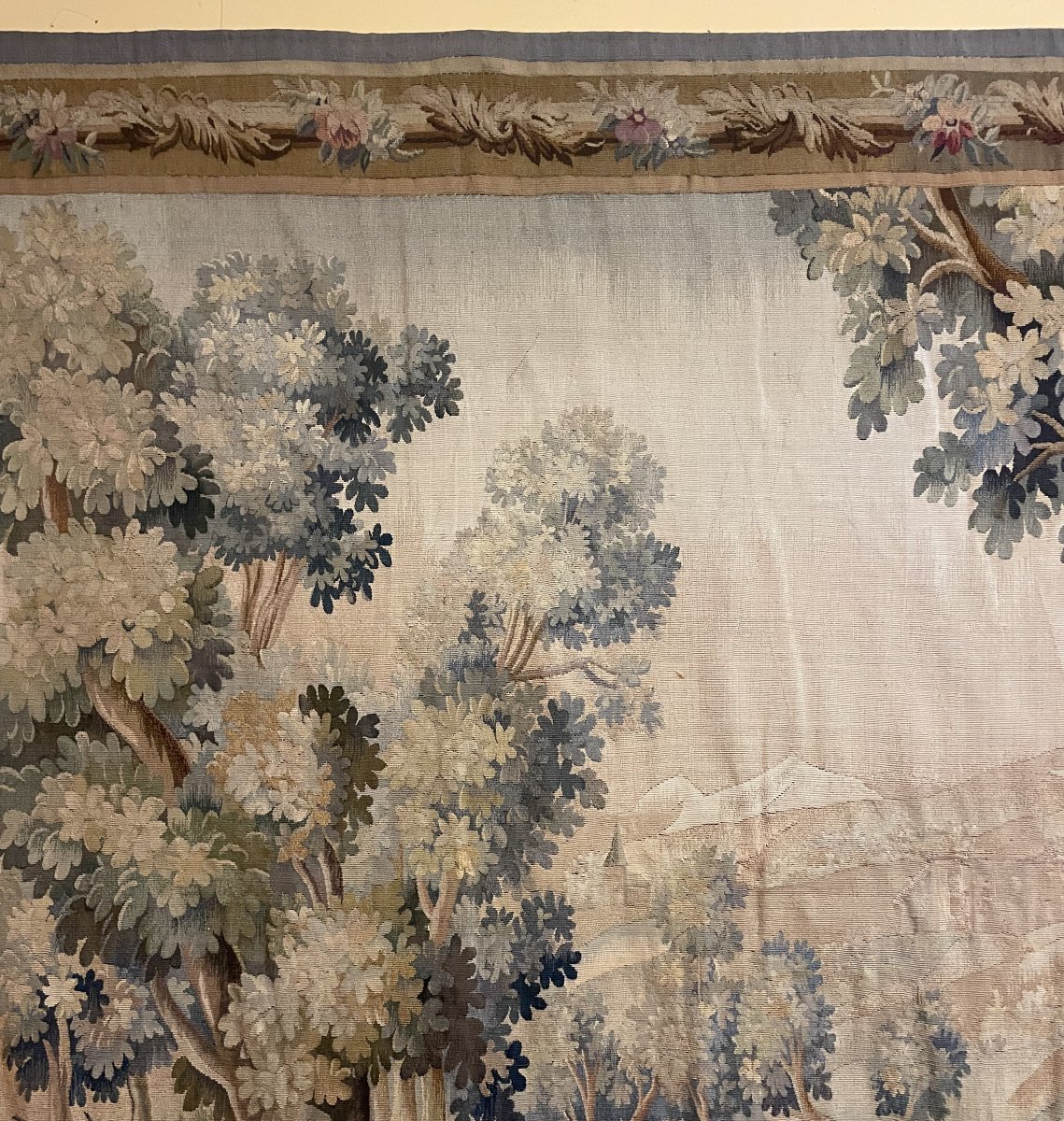 19th Century Aubusson Verdure Tapestry-photo-5