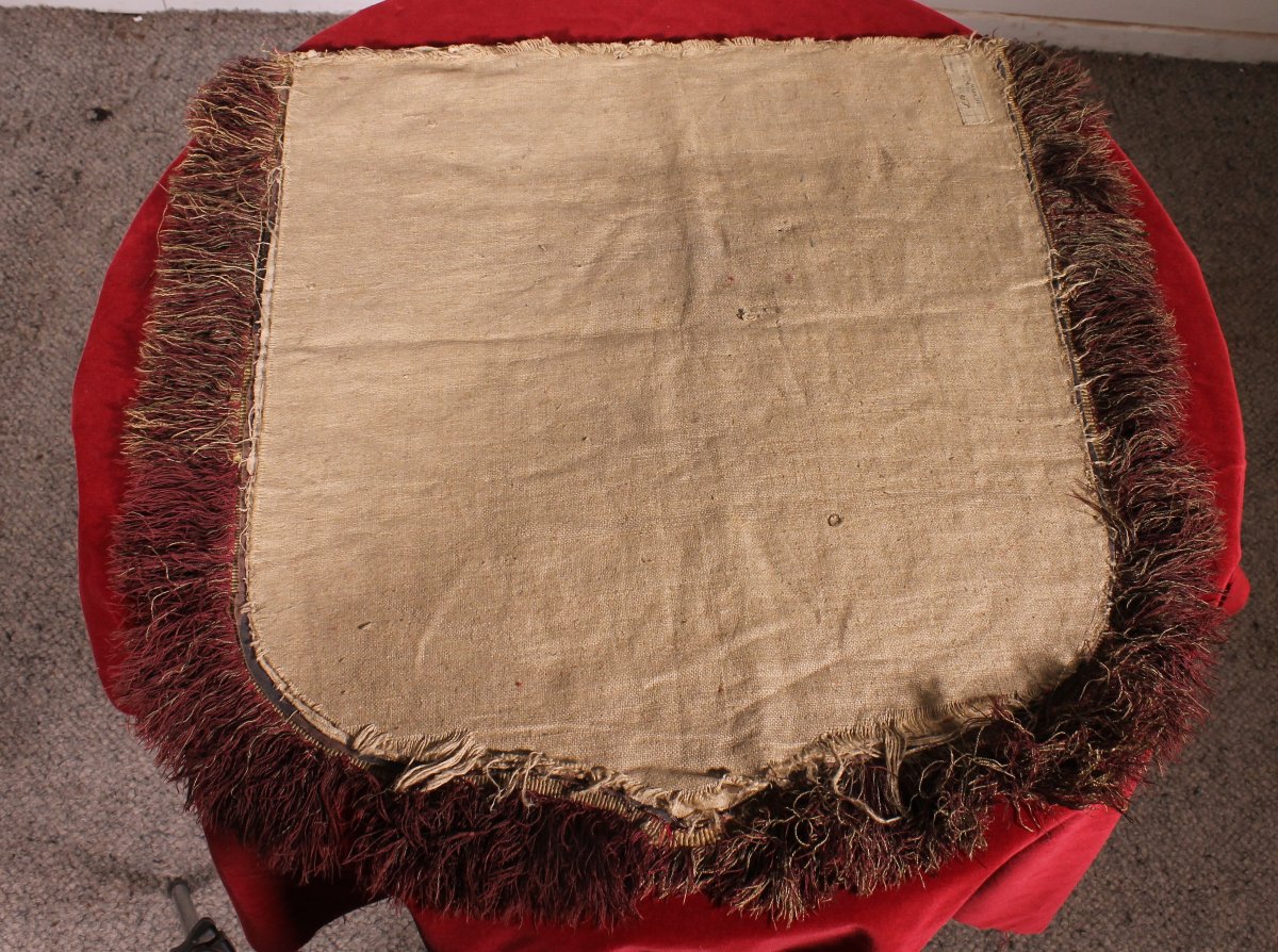 Tissu En Velours Et Soie Brodé -Italie-époque renaissance -photo-4