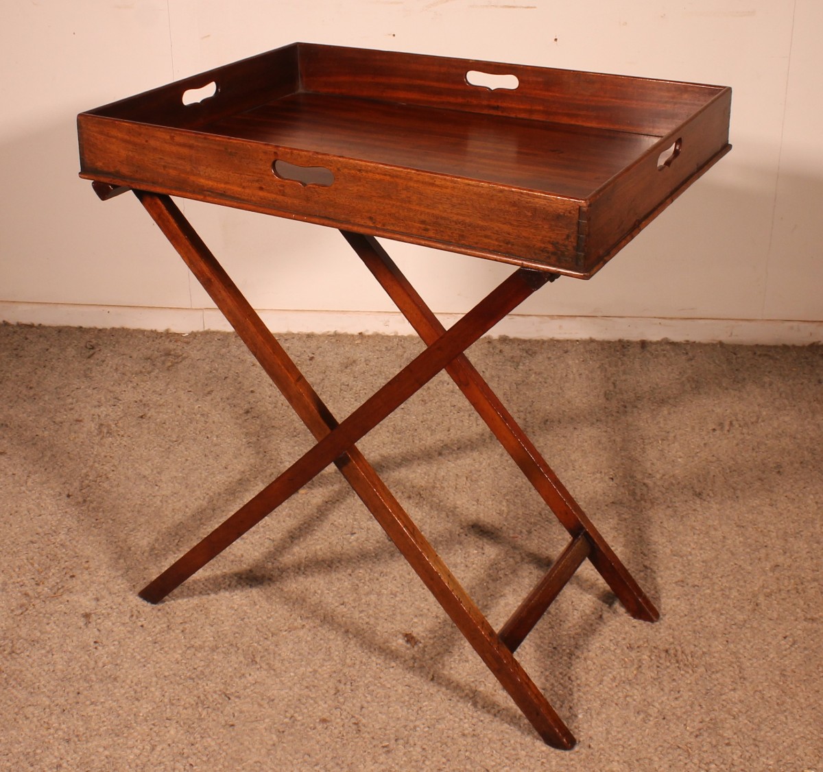 Servante Dit Butler Tray en acajou circa 1800