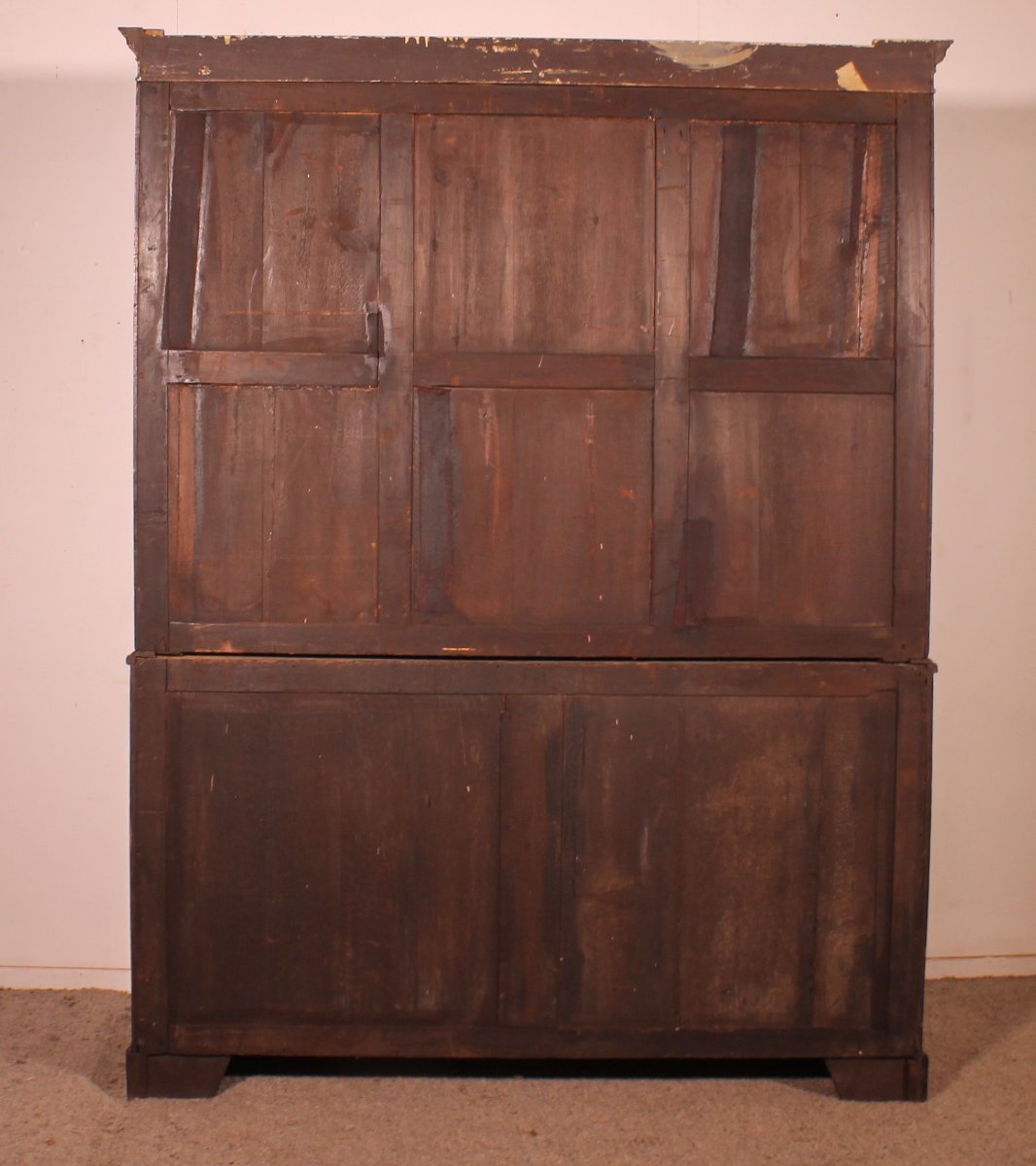 Large Open Bookcase In Mahogany - 18th Century Georgian Period-photo-6