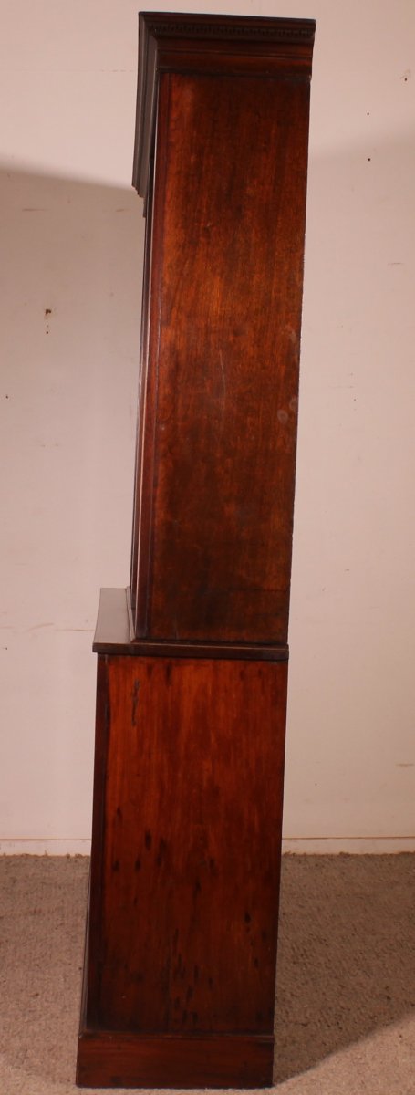 Large Open Bookcase In Mahogany - 18th Century Georgian Period-photo-7