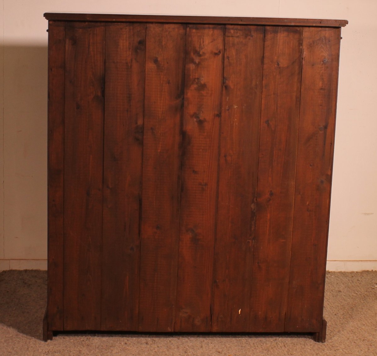 A Fine English Mahogany Open Bookcase-19° Century-photo-5
