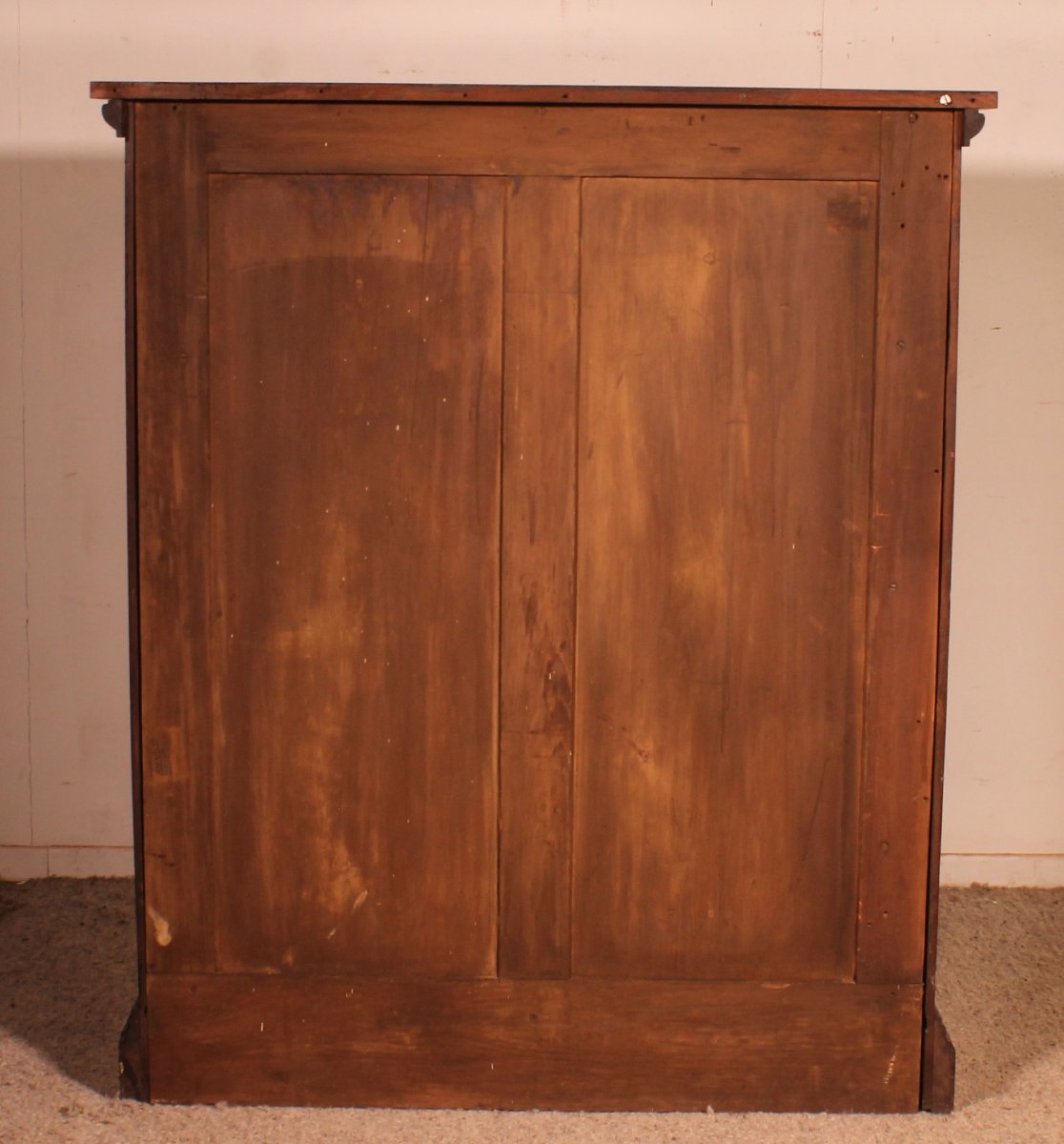 Open Bookcase In Mahogany William IV Circa 1830-england With Secret Drawer-photo-5