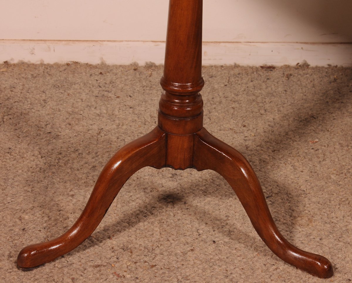 Small Tripod Table Called Tea Table In Mahogany -18° Century-photo-4