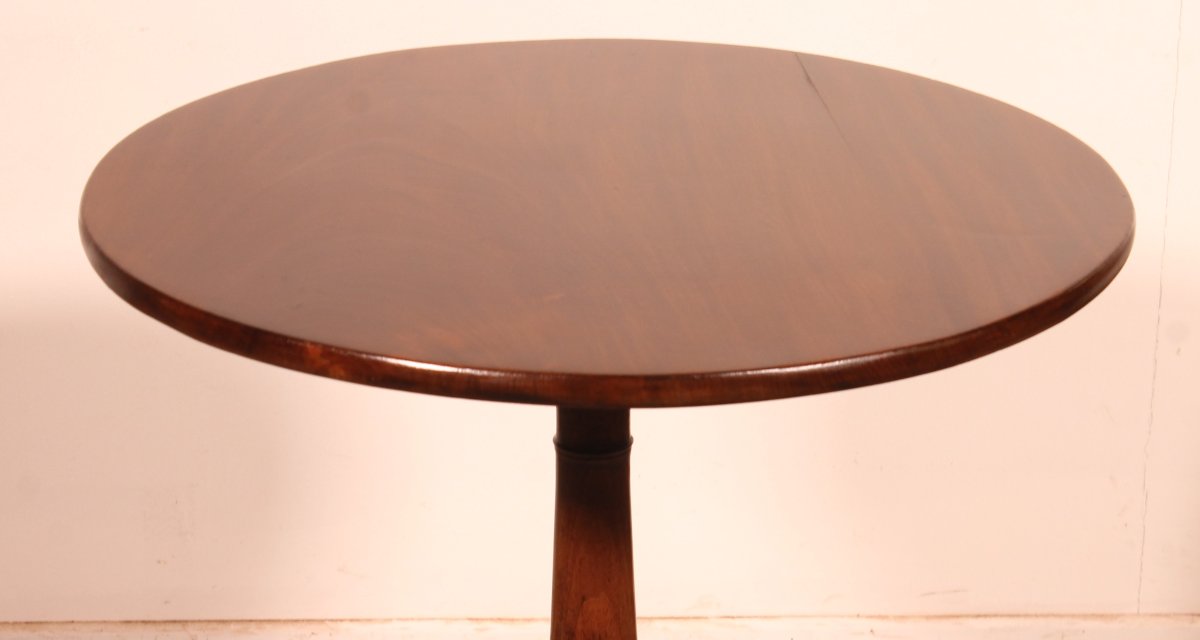 Mahogany Tea Table, Early 19th Century-photo-2