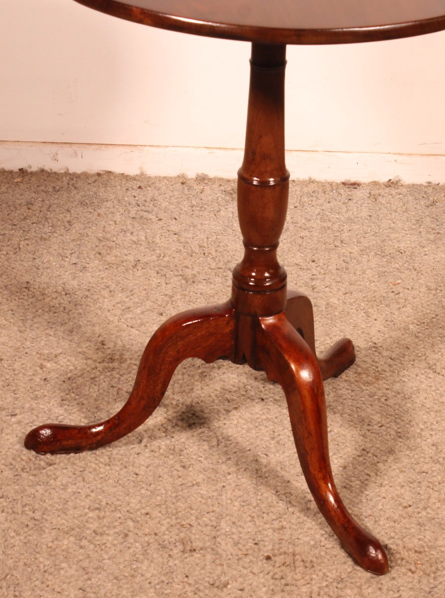 Mahogany Tea Table, Early 19th Century-photo-3