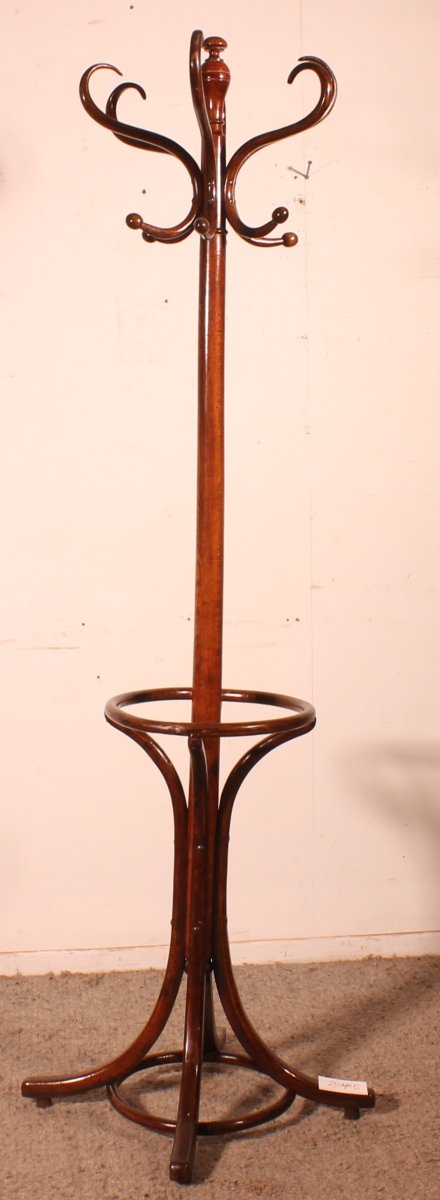 Parrot Coat Rack, Art Nouveau  Known As Thonet Coat Rack-photo-1