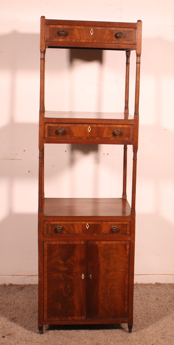 Whatnot Shelf In Mahogany Circa 1800 George III Period