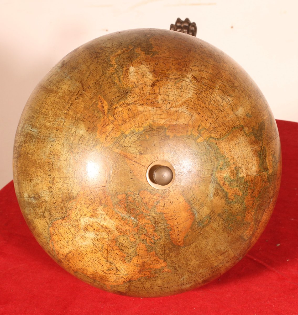 Globe terreste par Lebègue - 19° siècle-photo-6