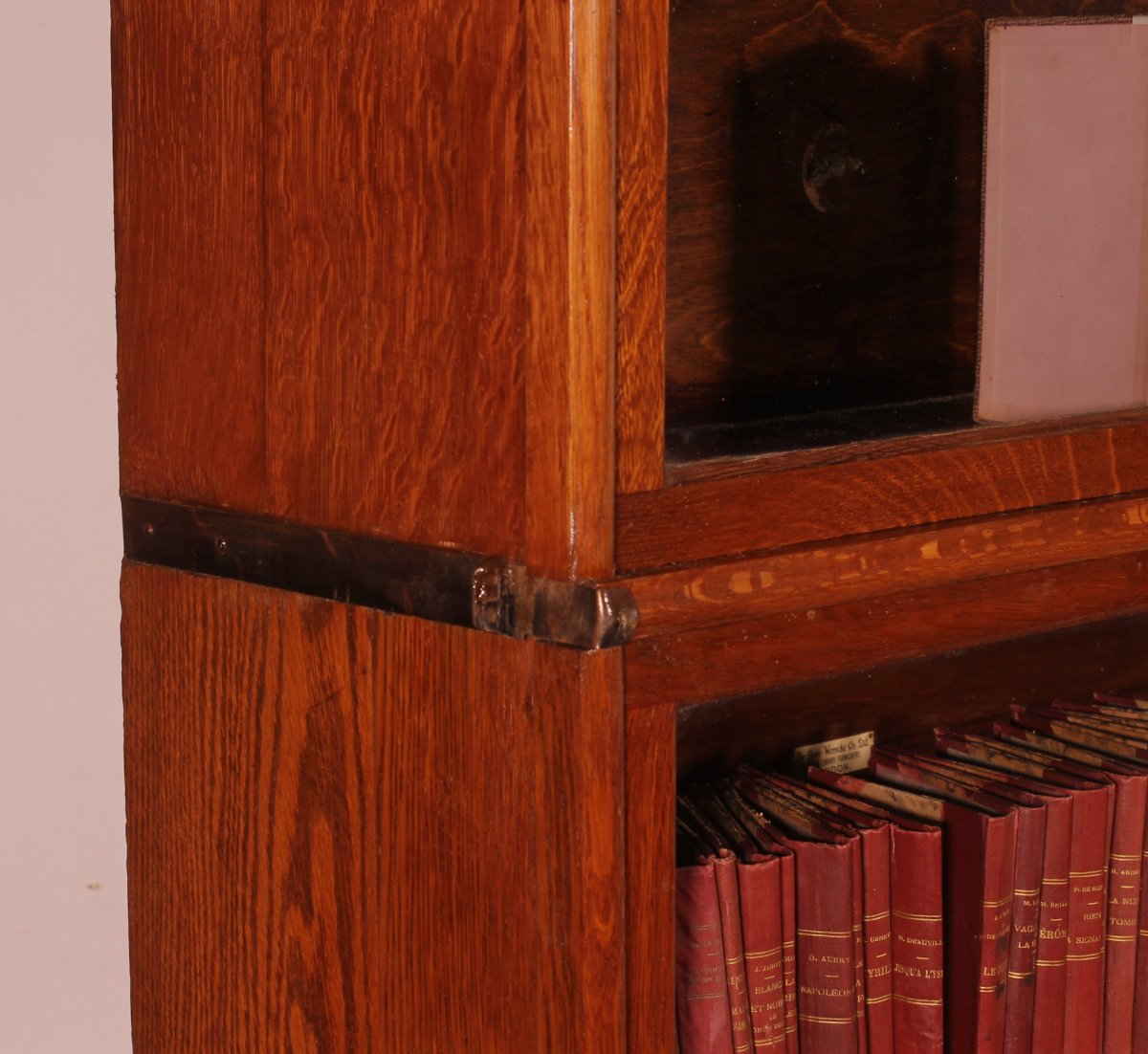 Bibliothèque Globe Wernicke En chêne De 5 éléments avec tiroir-photo-2