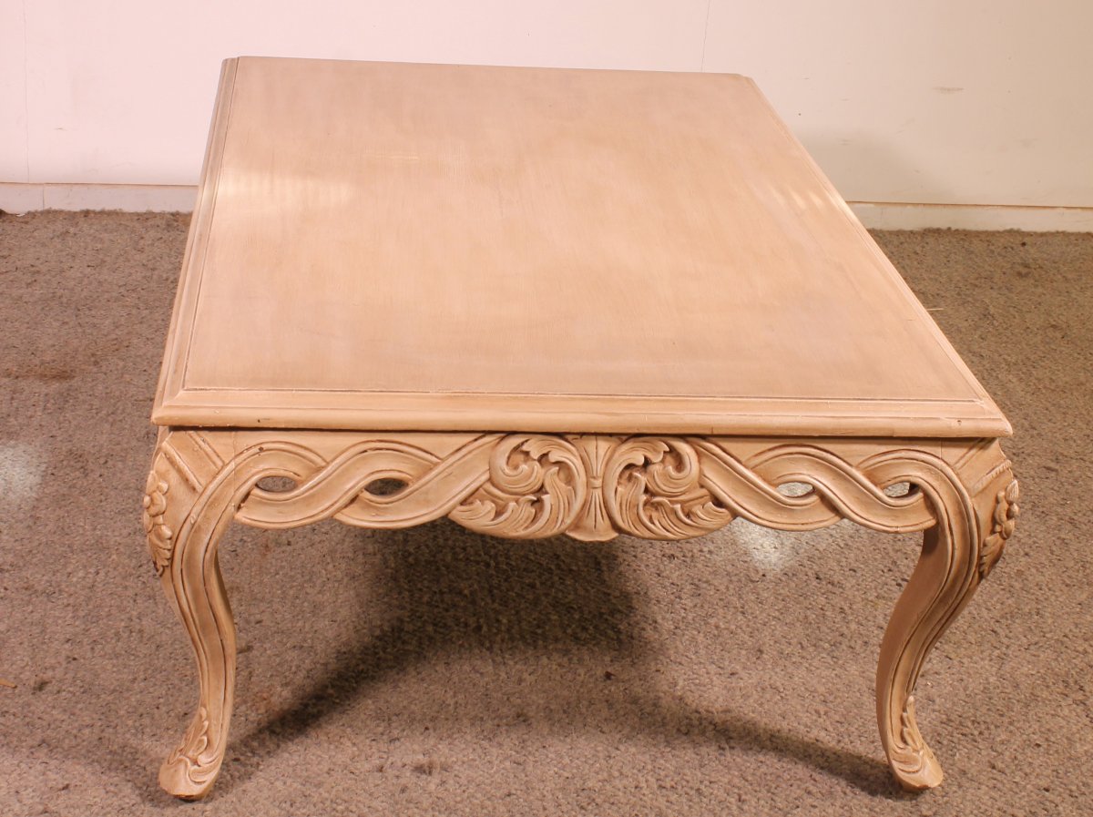 table basse en bois polychrome-photo-6