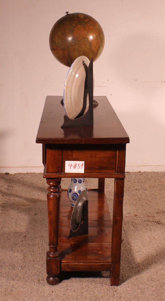 desserte ou console anglaise du 19° siècle-photo-3