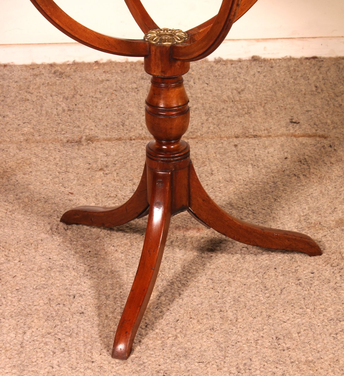 Mahogany Tripod Table—19th Century-photo-2